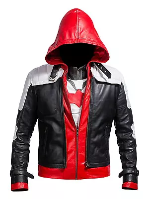 Laverapelle Batman Red Hood Men's Faux Leather Vest And Jacket 2 In 1 • $149.99