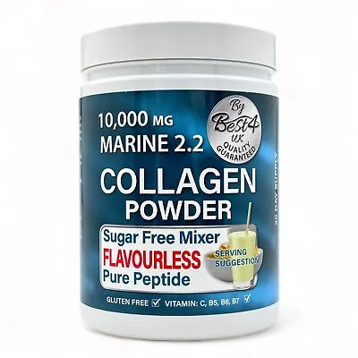 Marine 2.2 Collagen  SUGAR FREE  Pure Peptide 10000mg Anti-Aging Powder - NEW • £17.85