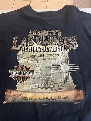 Harley Davidson New Men’s Black 2009 Las Cruces New Mexico Graphic Shirt Sz XXL • $14.99