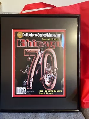 Michael Jordan Autographed Chicago Bulls 70 Gold Collectors Series Magazine   • $50