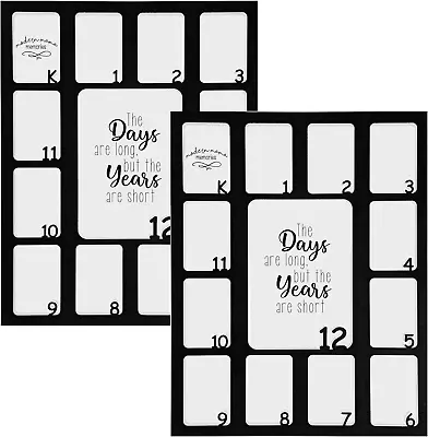 School Years Picture Frame K-12 Photo Mat - Fits Any 11X14 Picture Frame (Doe... • $51.99