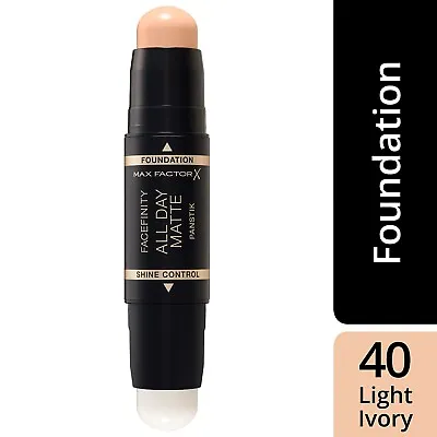 2 X Max Factor Foundation All Day Matte Panstik Facefinity Primer & Foundation • £8.99