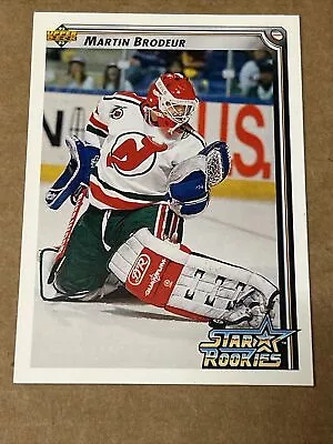 Martin Brodeur Rookie 1992 Upper Deck STAR ROOKIES #408 New Jersey Devils Card • $1.99