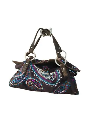 Y2K Brown Colourful Sequin Bag Good Condition • £13.50