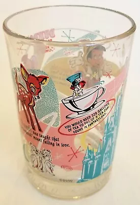 Vtg McDonalds Disney World 100 Years Of Magic 25th Anniversary Cup Glass • $6.59