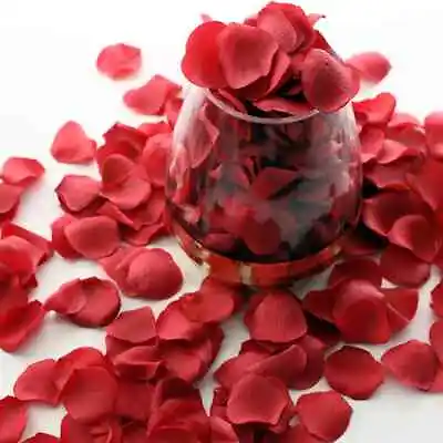 £6.99 • Buy 100 X Silk Rose Petals Flower Table Decoration Confetti Wedding Engagement Party