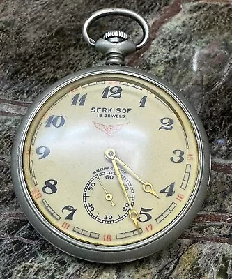 Vintage Molnija Ussr Soviet Pocket Watch • $36