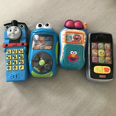 Mixed Lot Of Vintage Child's Play Phones  2 Elmo Thomas  And Fisher Price • $19.99