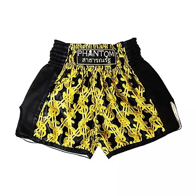 Gold Chains Unisex Muay Thai Shorts | Authentic | Men | Women | Boxing Trunks • $49.99