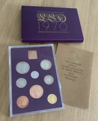 Royal Mint 1970 Coinage Of Great Britain And Northern Ireland Proof Coin Set • £16.99