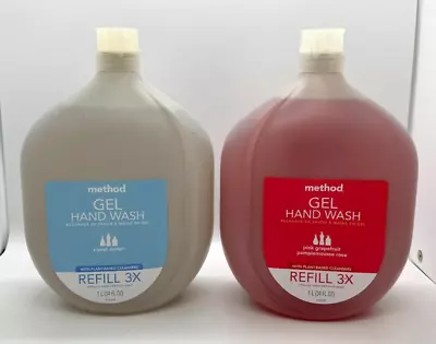 (2x) Method Gel Hand Wash Soap Refill - Sweet Water & Pink Grapefruit 34 Oz • $23.81