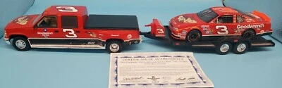 $110 • Buy 1/24 Dale Earnhardt #3 Goodwrench Taz 3 Piece Set By Brookfield