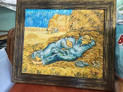 Noon By Vincent Van Gogh Famous Oil Paintings Reproduction Classic Canvas Prints • $225