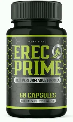 Erec Prime Supplement For Men Virility ErecPrime Male Performance Formula 60ct • $24.95