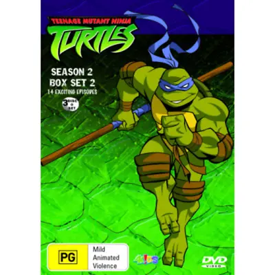 Teenage Mutant Ninja Turtles Season 2 Box Set 2 (DVD Region 4) 3 Disc Set 308min • $19.99