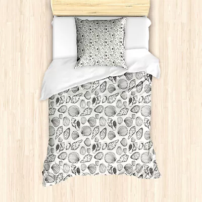 Nautical Duvet Cover Sketch Seashells • £32.99