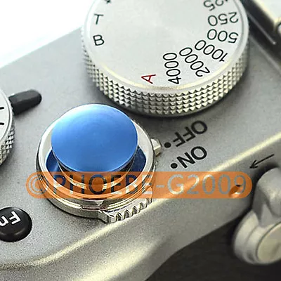 $3.41 • Buy Blue Metal Soft Release Button For Leica Contax Fujifilm X100 Size:S
