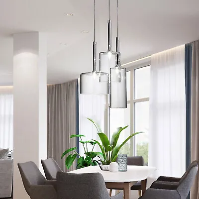 3 Heads Modern LED Chandelier Pendant Lamp Dining Room Ceiling Light Fixture • $42.75