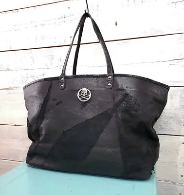 Mastermind Japan Deerskin Tote Bag Black Leather • $1469