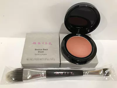 MALLY BOUNCE BACK BLUSH (1)  (PEONY PEACH)    NIB  + Mally Brush • $11.99