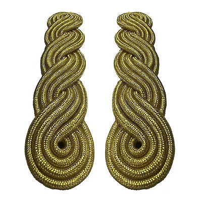 For Military Royal Shoulder Cord Gold Army Navy Shoulder Board Bullion Wire • $22