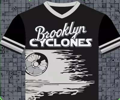 2023 Brooklyn Cyclones Star Wars Night Jersey V-neck Adult Xl New York Mets Sga • $12.95
