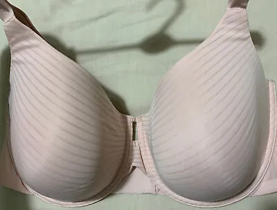 M&S BODY SHAPE DEFINE UNDERWIRED  NATURAL UPLIFT FULL CUP Bra In PINK Size 42DD • £12.99