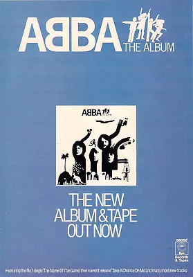 Film Magazine Advert Abba The Movie The Album Advert • £4