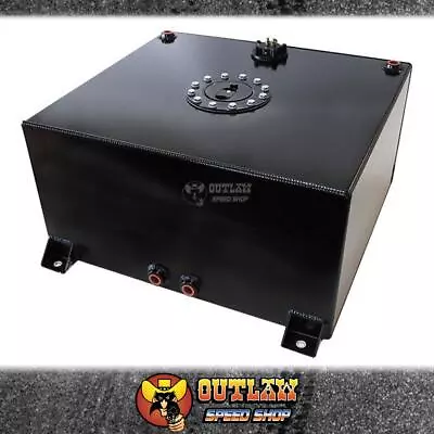 Aeroflow Fuel Cell Black Alloy 57 Litre With Flat Bottom - Af85-2151asblk • $563.40