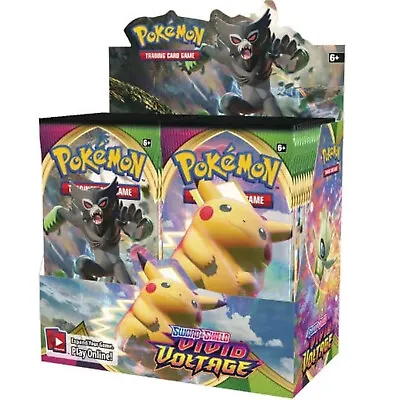 $4.99 • Buy 1x Vivid Voltage Pokemon Booster Pack (10 Cards, /185) From Factory Sealed Box