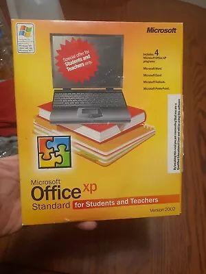 Microsoft  Office Xp Standard For Students And Teachers 2002 Version For Windows • $12.97