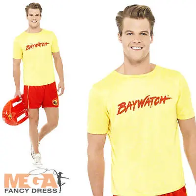 £24.99 • Buy Baywatch Beach Mens Fancy Dress Lifeguard  Uniform Adult 1990s Celebrity Costume