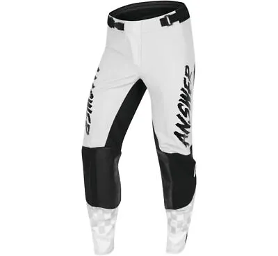 Answer Racing A22 Elite Redzone Gray/Black MX Off-Road Pant Men's Sizes 28 - 42 • $49.99