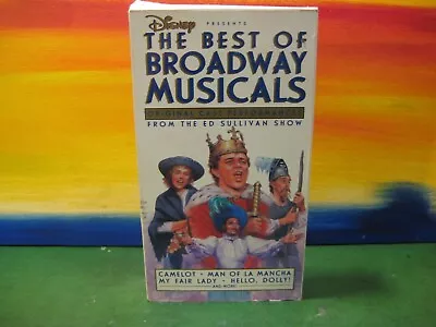 Disney Pres. The Best Of Broadway Musicals From Ed Sullivan Show TV VHS Tape • $6.44