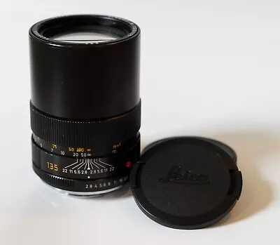 Leitz Leica 135mm Elmarit-R F2.8 3 Cam E55 Excellent Condition Caps • $36