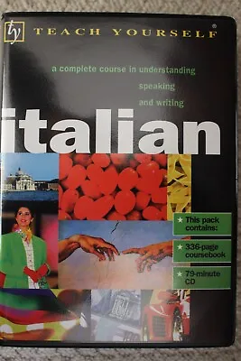 Teach Yourself Italian - Coursebook & 79 Minute CD - NEW • £9.99