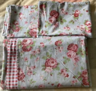Ikea Rosali CATH KIDSTON  SINGLE Duvet Cover Set  LOVELY CONDITION 2 Pillowcases • £22.99