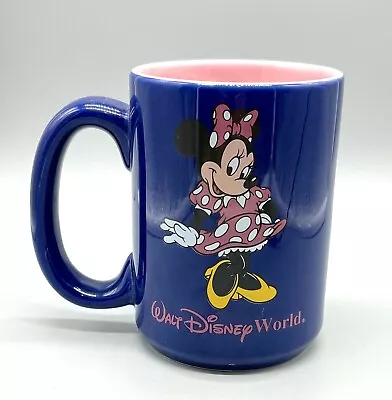 Minnie Mouse Cup Walt Disney World Thailand Mug Purple & Pink GC • $9.25