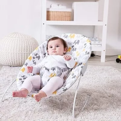 Red Kite Bambino Bouncer Bounce Chair With Elephant Pattern • £14.99