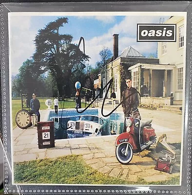 Signed Liam Gallagher Oasis Be Here Now Cd • £300