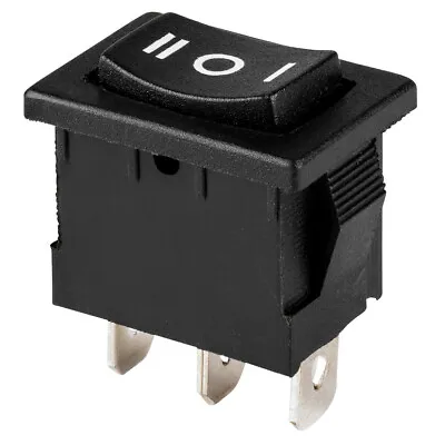 ON-OFF-ON Rocker Switch 3 Position 3 Pin-240vAC 6A Mains Car Dash Boat12v • £3.95