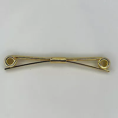 Vintage Collar Stay Pin Bar Clasp Clip Gold Tone Menswear Accessory • $8.99