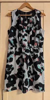 M&S Limited Collection Bold Leopard Print Dress Size 14 • £6