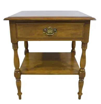 Ethan Allen Heirloom Night Table Nightstand Maple #10-5326 #211 Nutmeg • $375