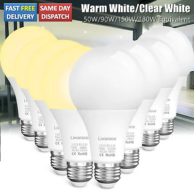 A19/A21 LED Light Bulb E26 Eq. 90W 120W 150W 180W E27 6500K Daylight /3000K Warm • $5.95