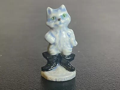 Wade Whimsies Figurine Puss In Boots Blue Cat • $9.99