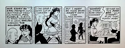 Nancy Comic Strip Original Art Guy Gilchrist December 6 2012 Fritzi Ritz • $144.30