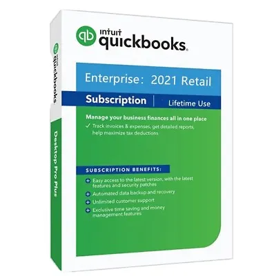 £49.99 • Buy Quickbooks  Enterprise 2021 R6 Small Business Accounting Software Desktop