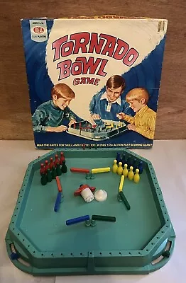 Vintage 1971 Ideal Toy Corp “Tornado Bowl” Game W Original Box • $43