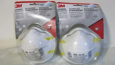 3M 8210 N95 Performance P2 Particulate Respirator Face Mask Protective X 4 Piece • $16.80